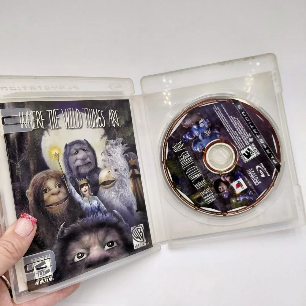 Lot Uncharted 2 & 3 Drakes Deception GOTY PS3 Where The Wild Things Are Complete